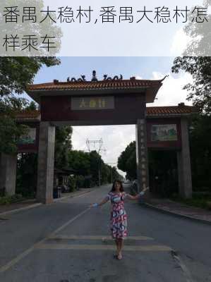 番禺大稳村,番禺大稳村怎样乘车