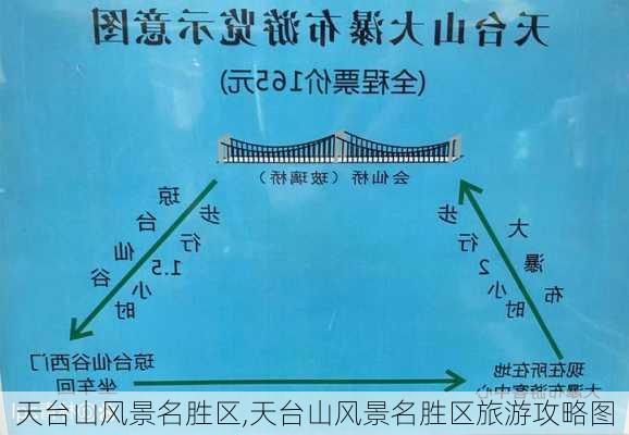 天台山风景名胜区,天台山风景名胜区旅游攻略图