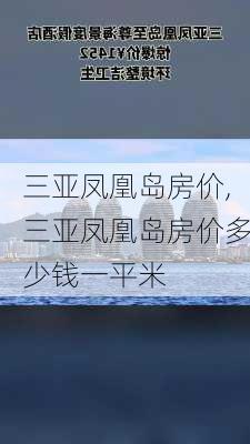 三亚凤凰岛房价,三亚凤凰岛房价多少钱一平米