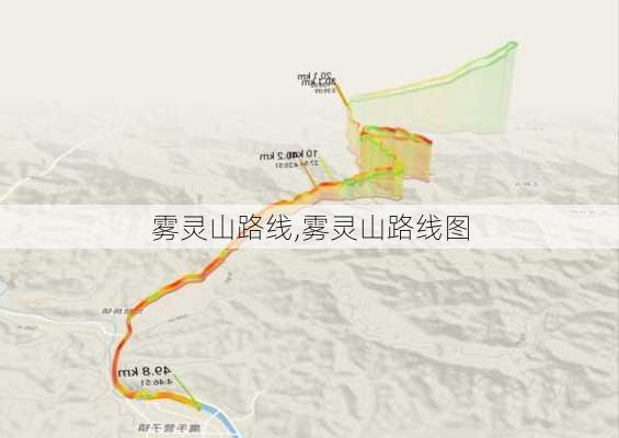 雾灵山路线,雾灵山路线图