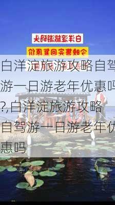 白洋淀旅游攻略自驾游一日游老年优惠吗?,白洋淀旅游攻略自驾游一日游老年优惠吗