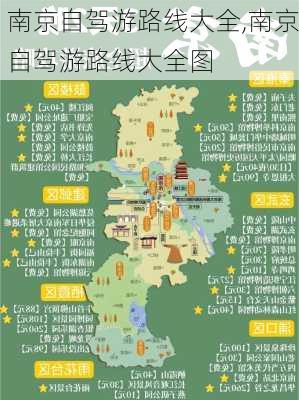 南京自驾游路线大全,南京自驾游路线大全图